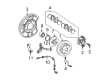 Diagram for 2005 Mercedes-Benz C55 AMG Brake Caliper - 004-423-32-98