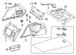 Diagram for 2021 Mercedes-Benz S580 Interior Lights - 000-906-31-10