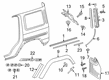 Diagram for 2021 Mercedes-Benz G63 AMG Body Mount Hole Plug - 000-998-33-04