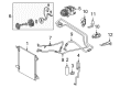 Diagram for 2005 Mercedes-Benz ML350 A/C Condenser - 163-830-01-70