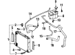 Diagram for 1993 Mercedes-Benz 500SEC Coolant Reservoir - 140-500-17-49