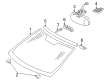 Diagram for Mercedes-Benz CL55 AMG Windshield - 215-670-12-01