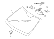 Diagram for 2009 Mercedes-Benz CLS550 Windshield - 219-670-12-01