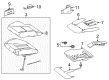 Diagram for Mercedes-Benz CLS63 AMG S Seat Cushion Pad - 218-910-12-30-7E80