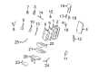 Diagram for 2009 Mercedes-Benz GL450 Seat Cushion Pad - 164-930-03-94