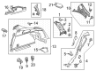 Diagram for 2020 Mercedes-Benz GLC300 Pillar Panels - 253-690-78-03