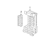 Diagram for 2010 Mercedes-Benz E350 Fuse Box - 204-540-01-50