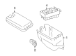 Diagram for 2009 Mercedes-Benz GL450 Fuse Box - 164-540-06-24