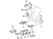 Diagram for 1992 Mercedes-Benz 400E Power Seat Gear - 124-820-19-07