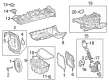 Diagram for Mercedes-Benz GLE53 AMG Oil Filter Gasket - 256-184-02-00