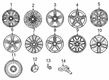 Diagram for 2021 Mercedes-Benz GLA250 Wheel Bearing Dust Cap - 000-400-27-00-7519