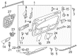 Diagram for 2012 Mercedes-Benz SLK55 AMG Interior Door Handle - 172-760-01-48-2A17