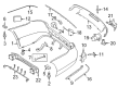 Diagram for Mercedes-Benz CLS63 AMG S Bumper - 218-885-43-25-9999