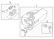 Diagram for Mercedes-Benz SLK350 Glove Box - 172-680-02-91-9H14