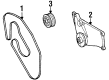 Diagram for 1992 Mercedes-Benz 300SE Belt Tensioner - 104-200-15-28