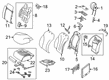 Diagram for Mercedes-Benz S560e Seat Heater Pad - 222-906-76-00-64