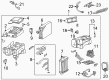 Diagram for Mercedes-Benz CLK55 AMG A/C Evaporator Core - 202-830-07-58