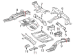 Diagram for 2016 Mercedes-Benz GL63 AMG Floor Pan - 166-610-12-00