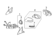 Diagram for 2006 Mercedes-Benz SL600 Mirror Cover - 230-811-02-61-9999