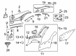 Diagram for 2017 Mercedes-Benz S63 AMG Pillar Panels - 217-690-28-02-9H93