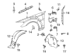 Diagram for 2008 Mercedes-Benz CL65 AMG Fender Splash Shield - 216-690-09-30