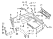 Diagram for Mercedes-Benz Bumper - 222-885-21-01-9999