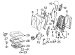 Diagram for 2005 Mercedes-Benz CLK55 AMG Power Seat Switch - 209-820-95-10