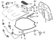 Diagram for 2004 Mercedes-Benz SL600 Hood Release Cable - 230-880-01-59-64