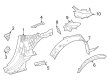 Diagram for Mercedes-Benz SL55 AMG Fender Splash Shield - 232-630-02-01