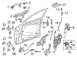 Diagram for 2018 Mercedes-Benz C43 AMG Door Hinge - 205-720-15-37