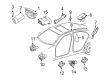 Diagram for Mercedes-Benz C350 Air Bag Control Module - 207-901-18-00