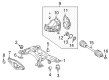 Diagram for Mercedes-Benz SL65 AMG Differential Mount - 230-351-14-42