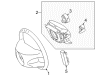 Diagram for 2006 Mercedes-Benz SL600 Steering Wheel - 230-460-06-03-9E37