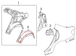 Diagram for 2015 Mercedes-Benz CLS63 AMG S Fender Splash Shield - 218-637-03-76