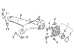 Diagram for Mercedes-Benz ML450 Control Arm Nut - 002-990-35-54