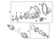 Diagram for 2024 Mercedes-Benz C43 AMG Axle Shaft - 206-350-75-01