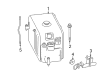 Diagram for 2013 Mercedes-Benz E350 Battery Hold Downs - 910105-008034