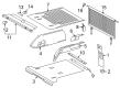 Diagram for 2017 Mercedes-Benz G63 AMG Pillar Panels - 463-694-39-25-9045