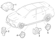 Diagram for 2023 Mercedes-Benz EQS 450 SUV Air Bag Sensor - 296-905-35-00