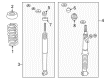 Diagram for Mercedes-Benz C280 Shock Absorber - 202-320-12-31