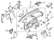 Diagram for Mercedes-Benz GLC350e Instrument Cluster - 253-680-18-04-7C70