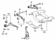 Diagram for 2020 Mercedes-Benz S560 Axle Beam Mount - 222-333-33-00