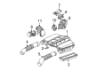 Diagram for 2003 Mercedes-Benz C320 Air Intake Hose - 203-528-00-07
