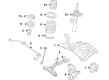 Diagram for 2021 Mercedes-Benz A35 AMG Axle Support Bushings - 247-333-23-00