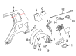 Diagram for 2015 Mercedes-Benz GLK350 Fender Splash Shield - 204-690-93-30