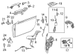 Diagram for Mercedes-Benz CL500 Door Screws - 002-984-16-29