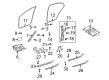 Diagram for 2010 Mercedes-Benz S65 AMG Pillar Panels - 221-690-35-25-9E57