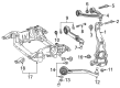 Diagram for 2016 Mercedes-Benz S65 AMG Axle Beam - 222-620-01-87