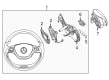 Diagram for 2017 Mercedes-Benz S63 AMG Steering Wheel - 222-460-51-03-9E38