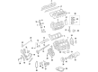 Diagram for Mercedes-Benz S350 Engine Mount - 203-241-13-13